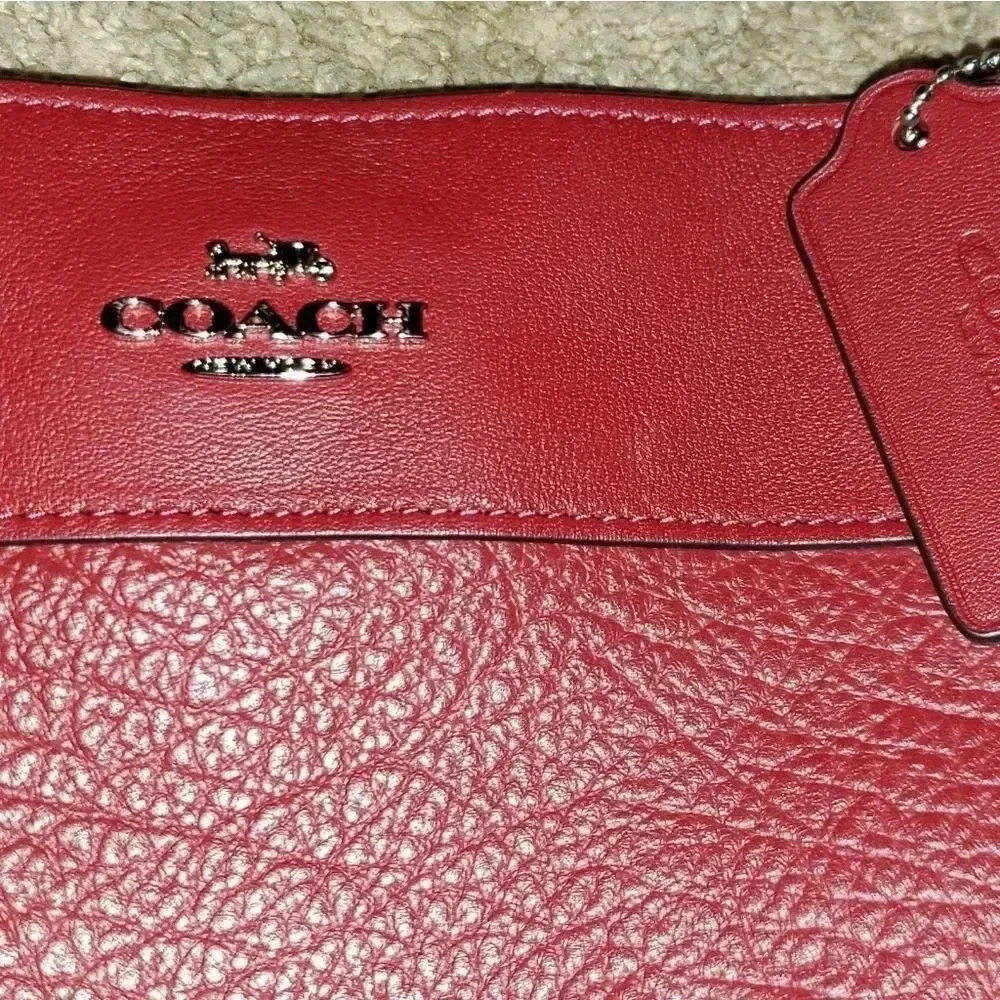 NEW, ‎COACH brand,  Red Wine/burgandy color,  shoudler bag - Picture 6 of 16